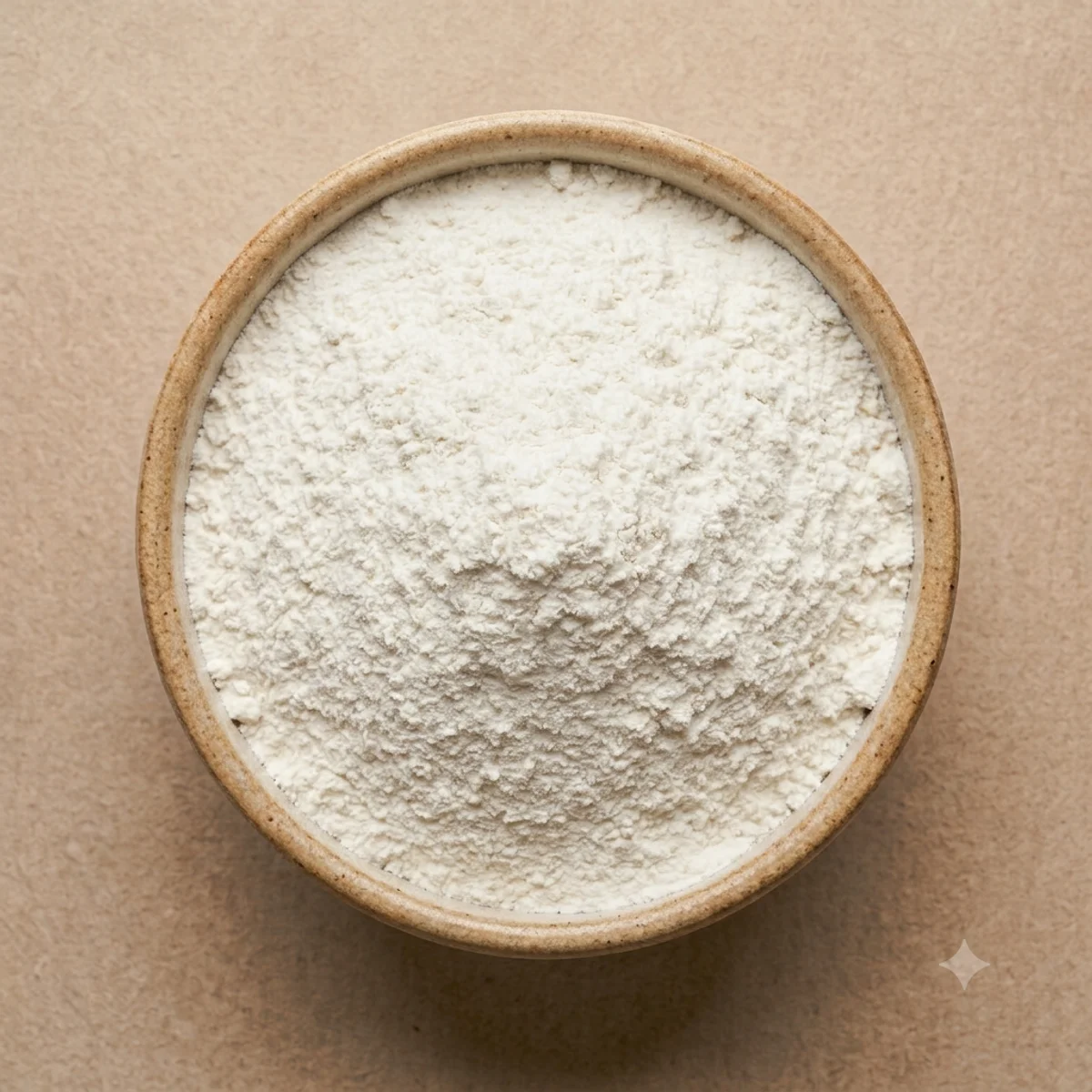 Maida in a bowl